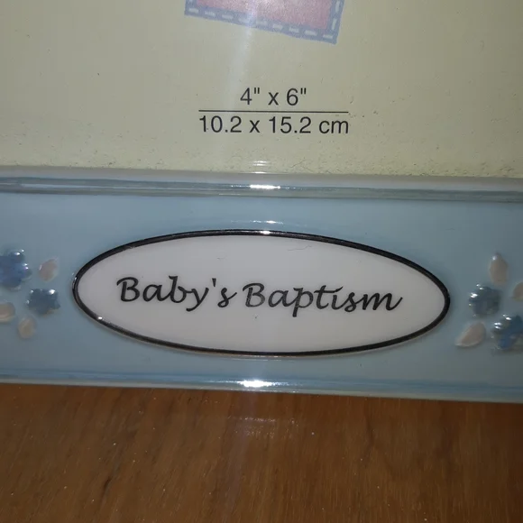 BAPTISM Picture frame. RUSS - Picture 2 of 5